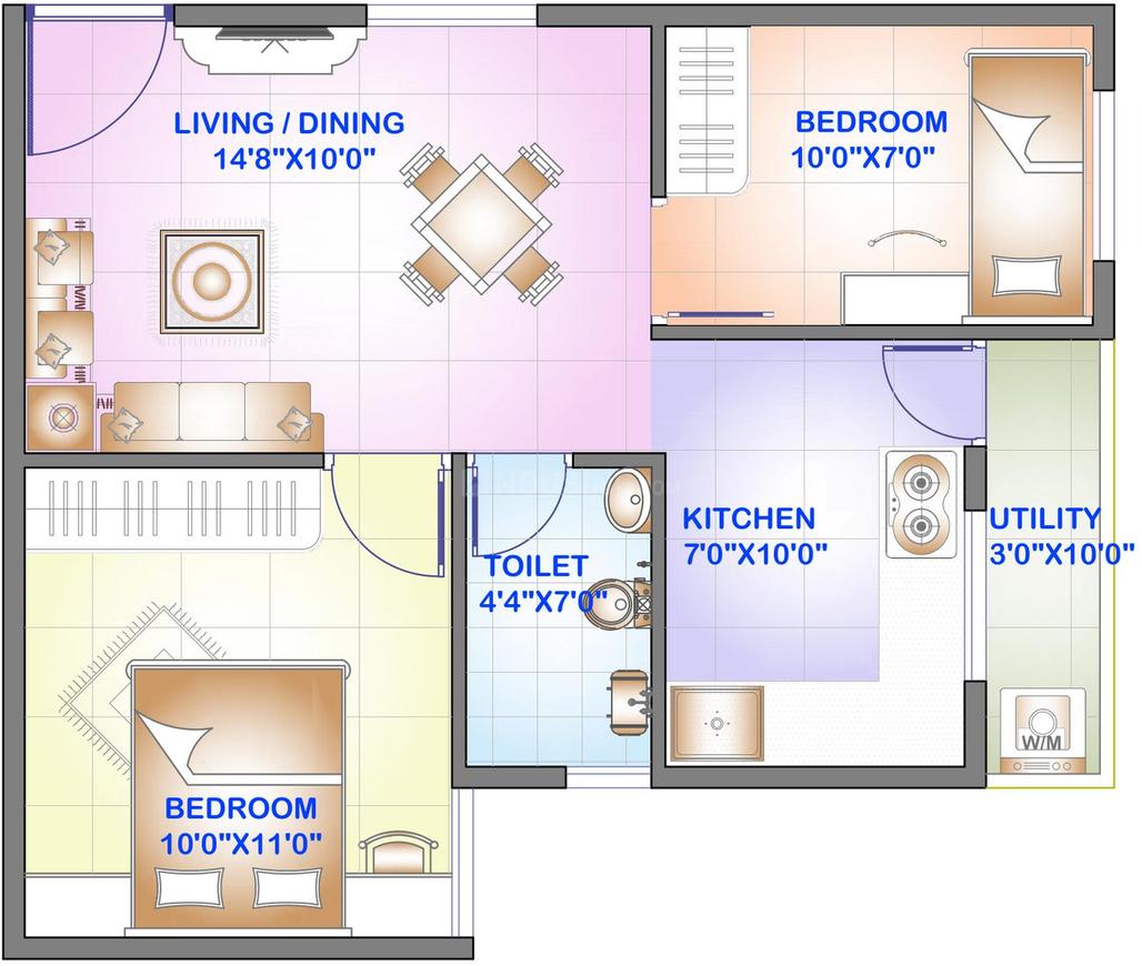2 BHK Apartment
