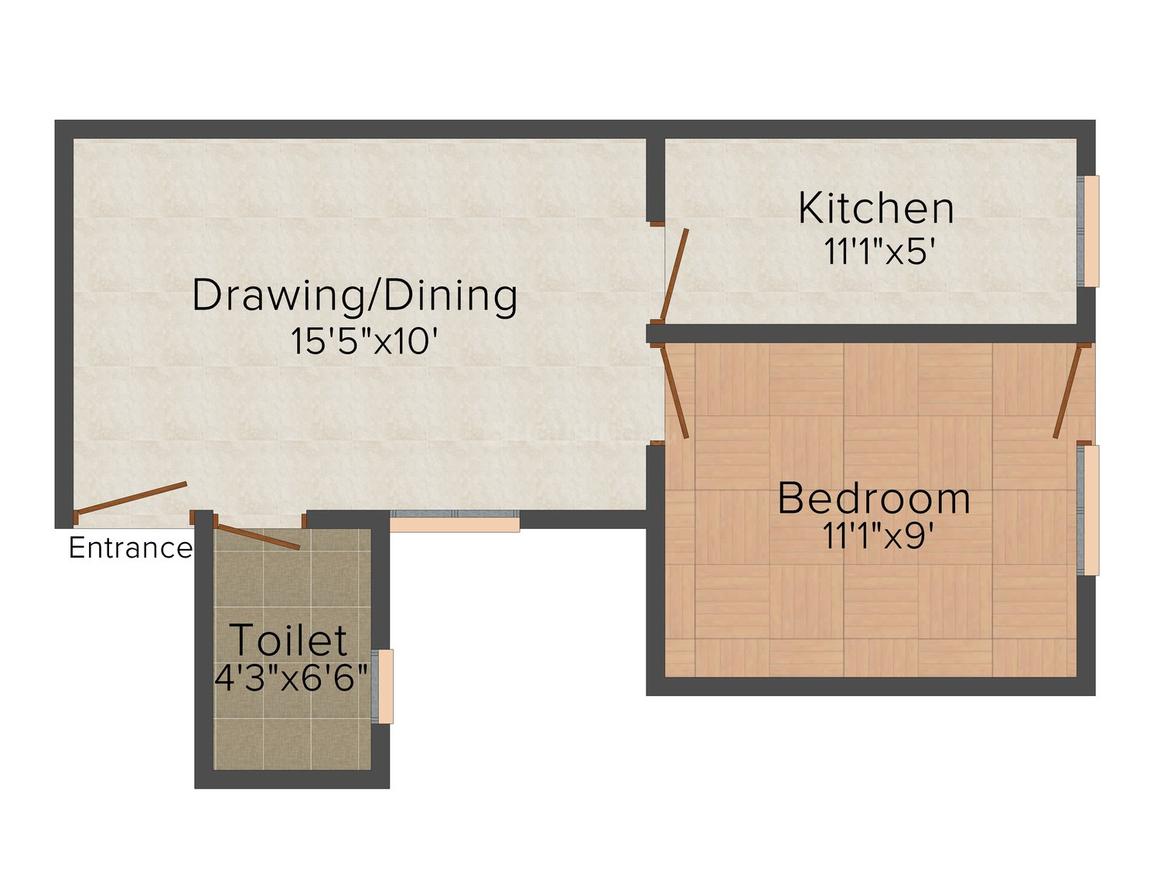 1 BHK Independent Floor