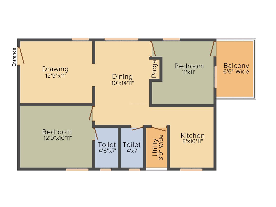 2 BHK Apartment