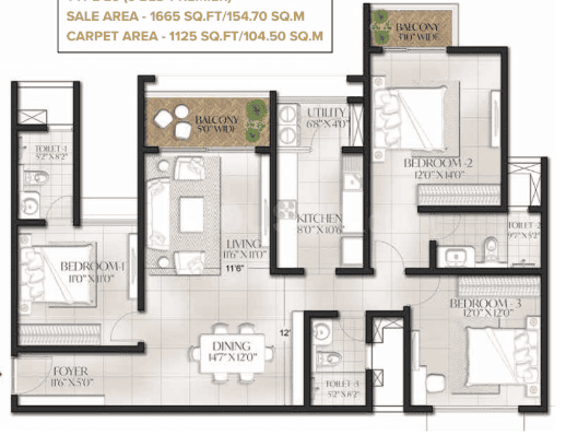 Prestige Meridian Park Phase I At The Prestige City - Image 20