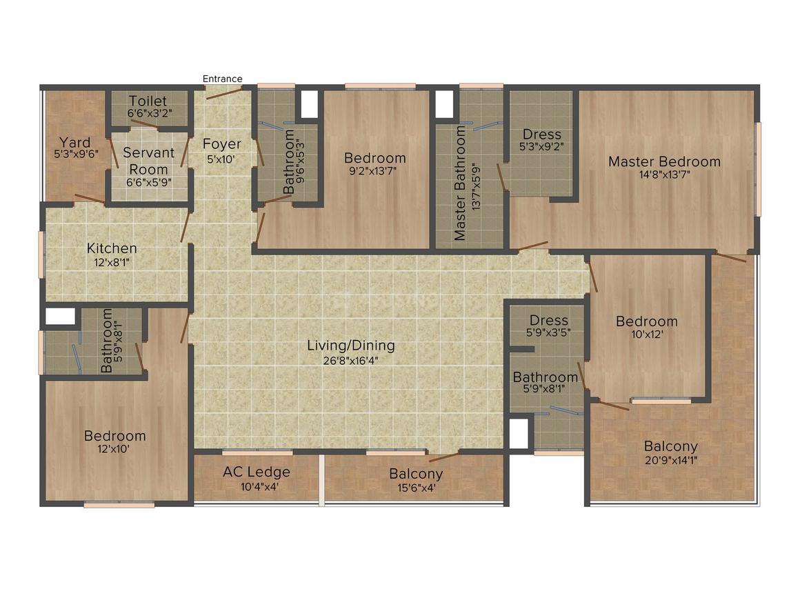 4 BHK Apartment