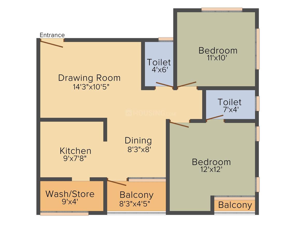 2 BHK Apartment