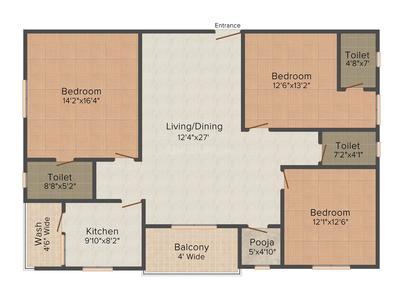 Surya S Pride In Jubilee Hills West Hyderabad Price Reviews Floor Plan