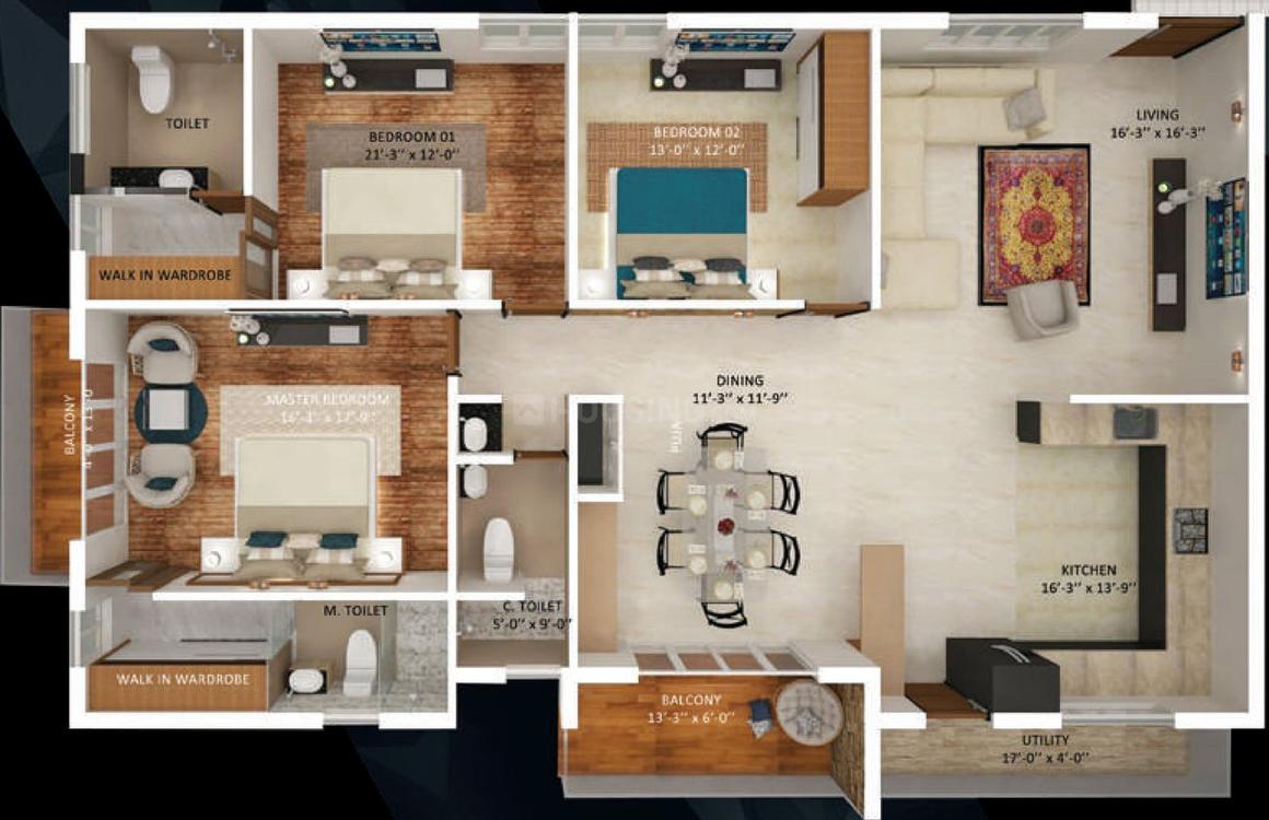 3 BHK Apartment