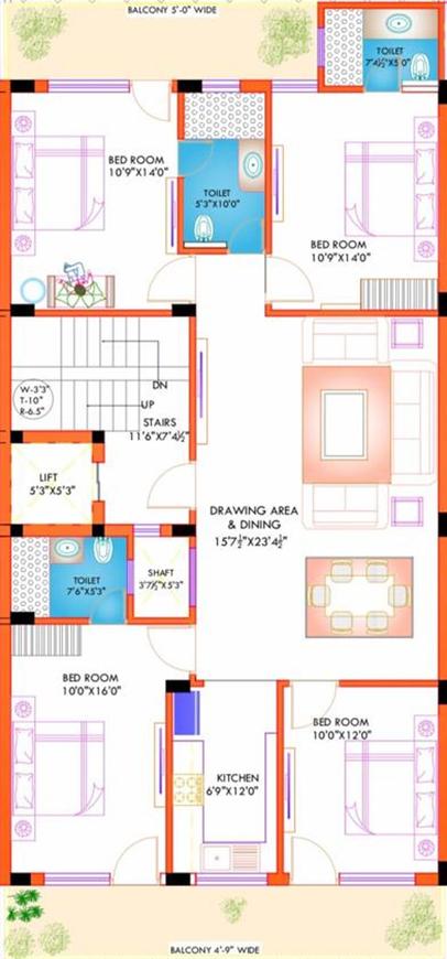 4 BHK Apartment