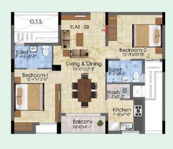 2 BHK Apartment