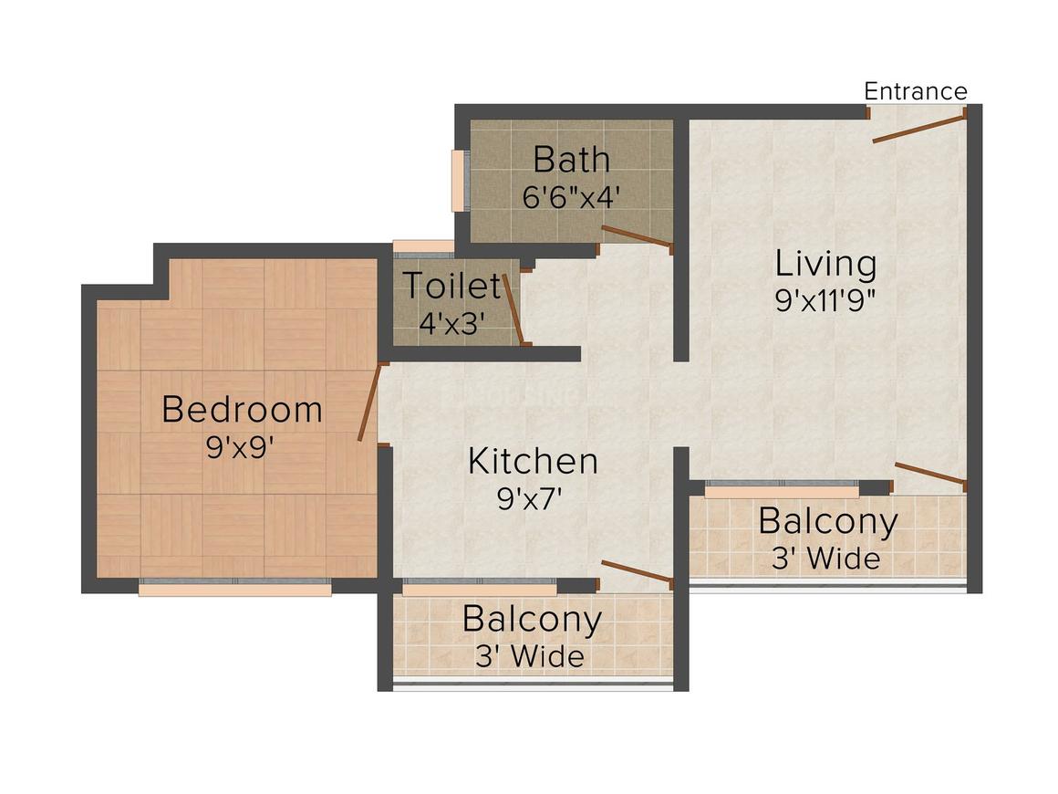 1 BHK Apartment