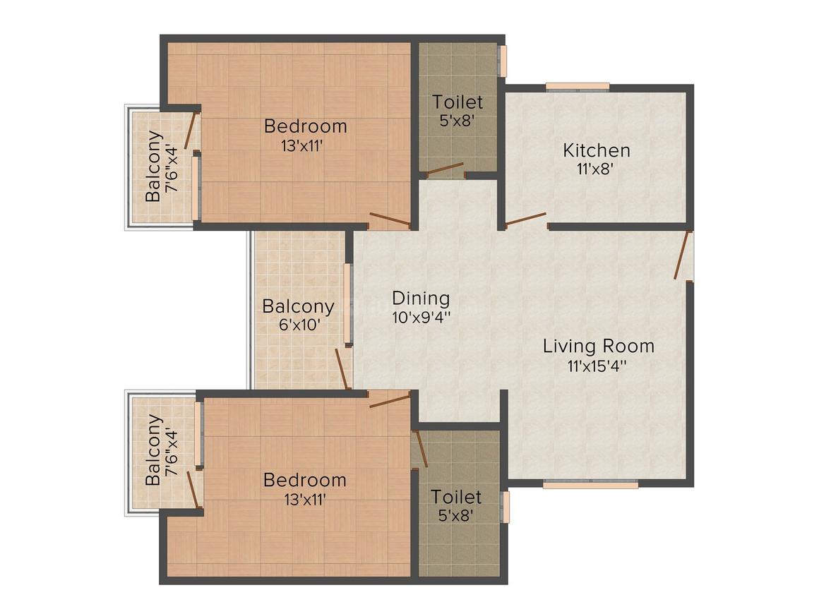 2 BHK Apartment