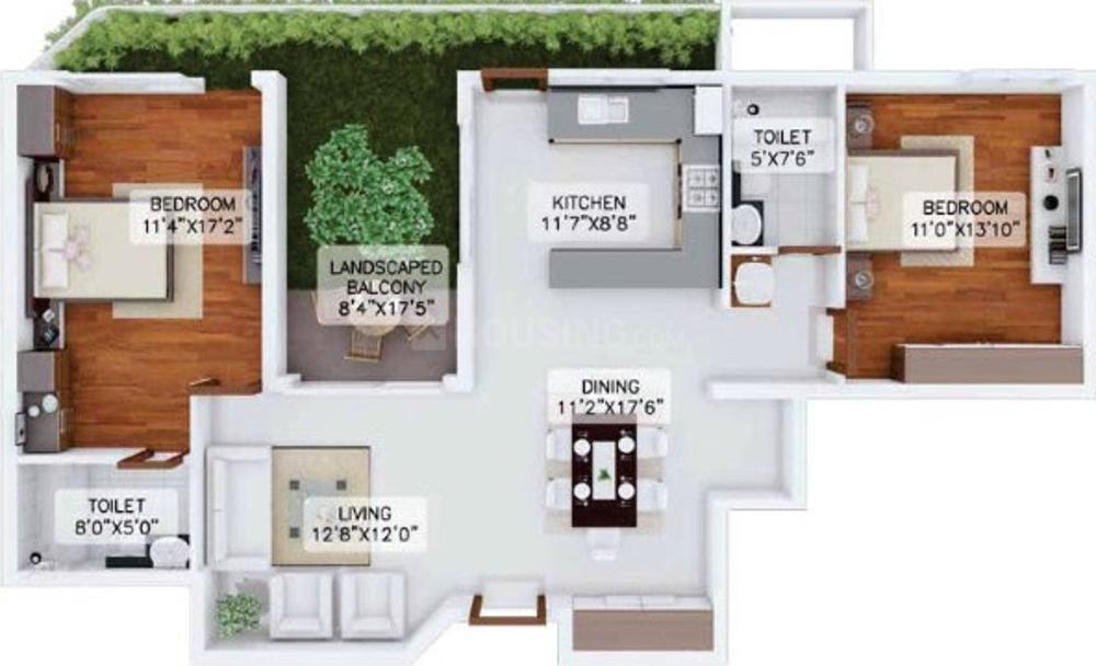 2 BHK Apartment
