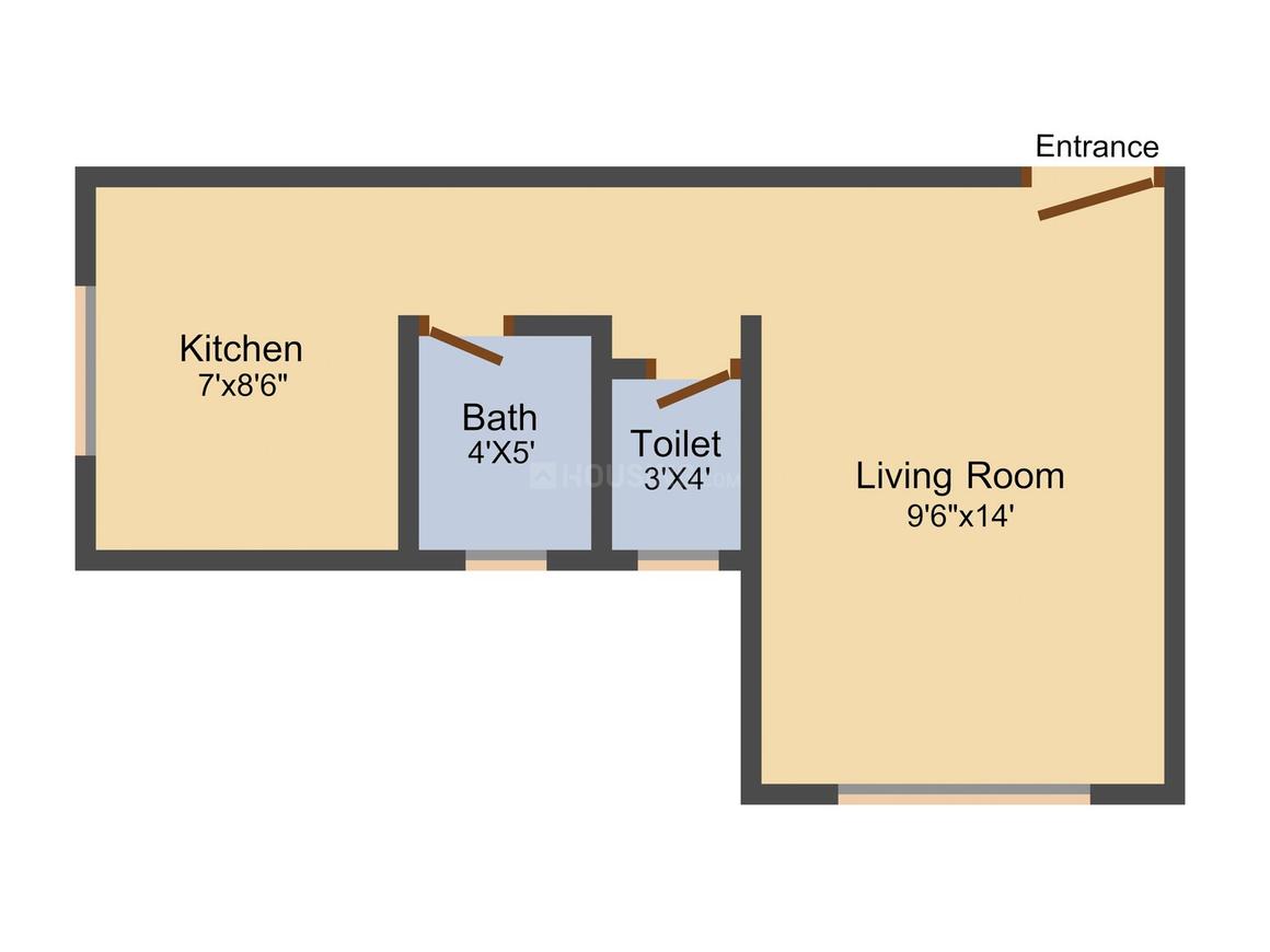 1 RK Apartment