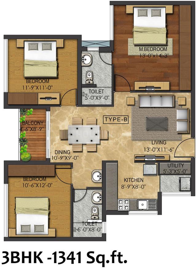 3 BHK Apartment