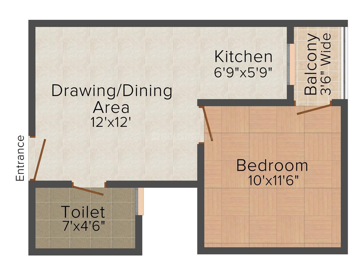 1 BHK Independent Floor