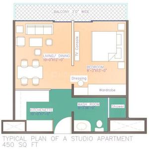 Cosmic Cruise Studio Apartments in Knowledge Park 5, Greater Noida