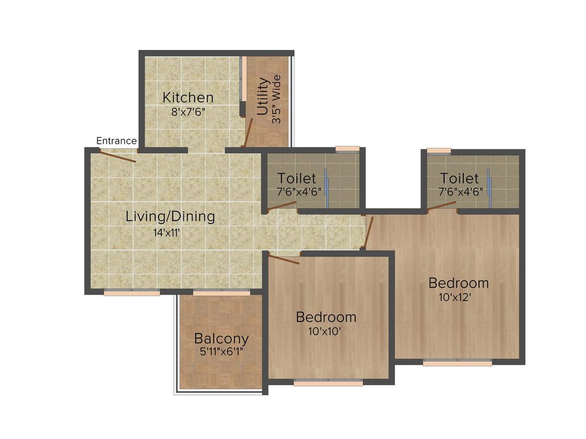 2 BHK Apartment