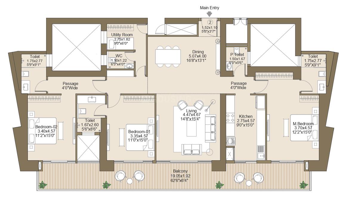 L And T Green Reserve Tower 3 and 4 - Image 16