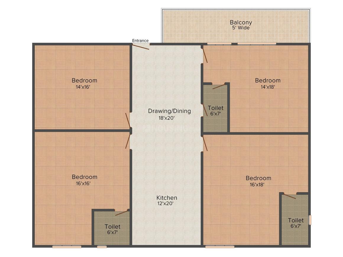 4 BHK Independent Floor