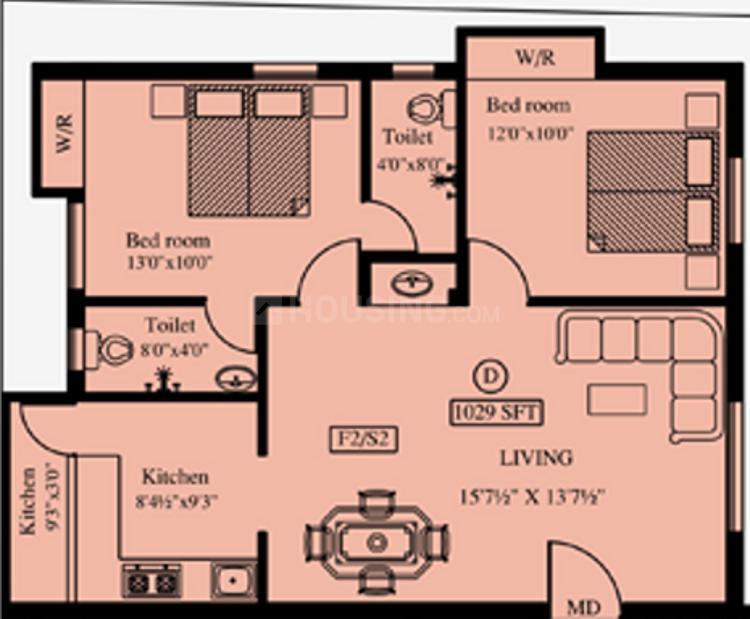 2 BHK Apartment