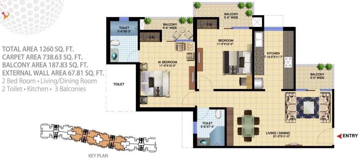 2 BHK Apartment