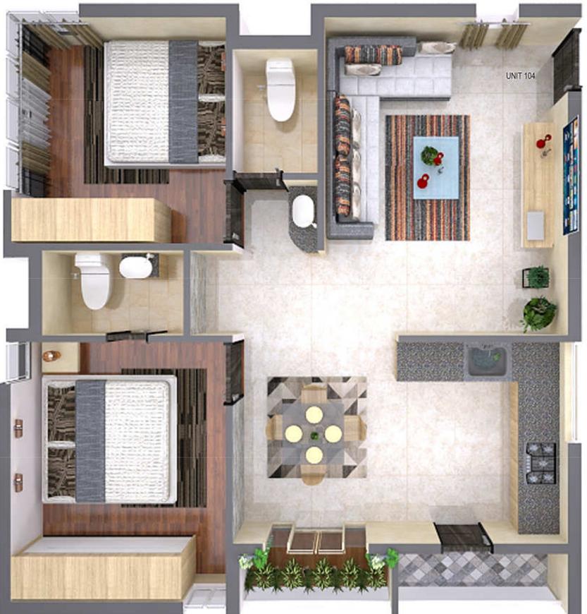 2 BHK Apartment