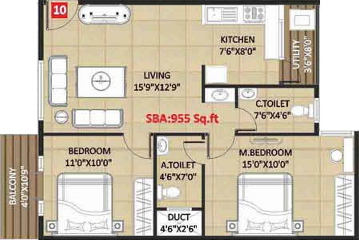 2 BHK Apartment