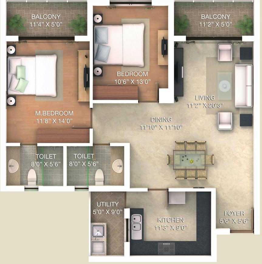 Adarsh Lakefront Residential Phase 1 - Image 17