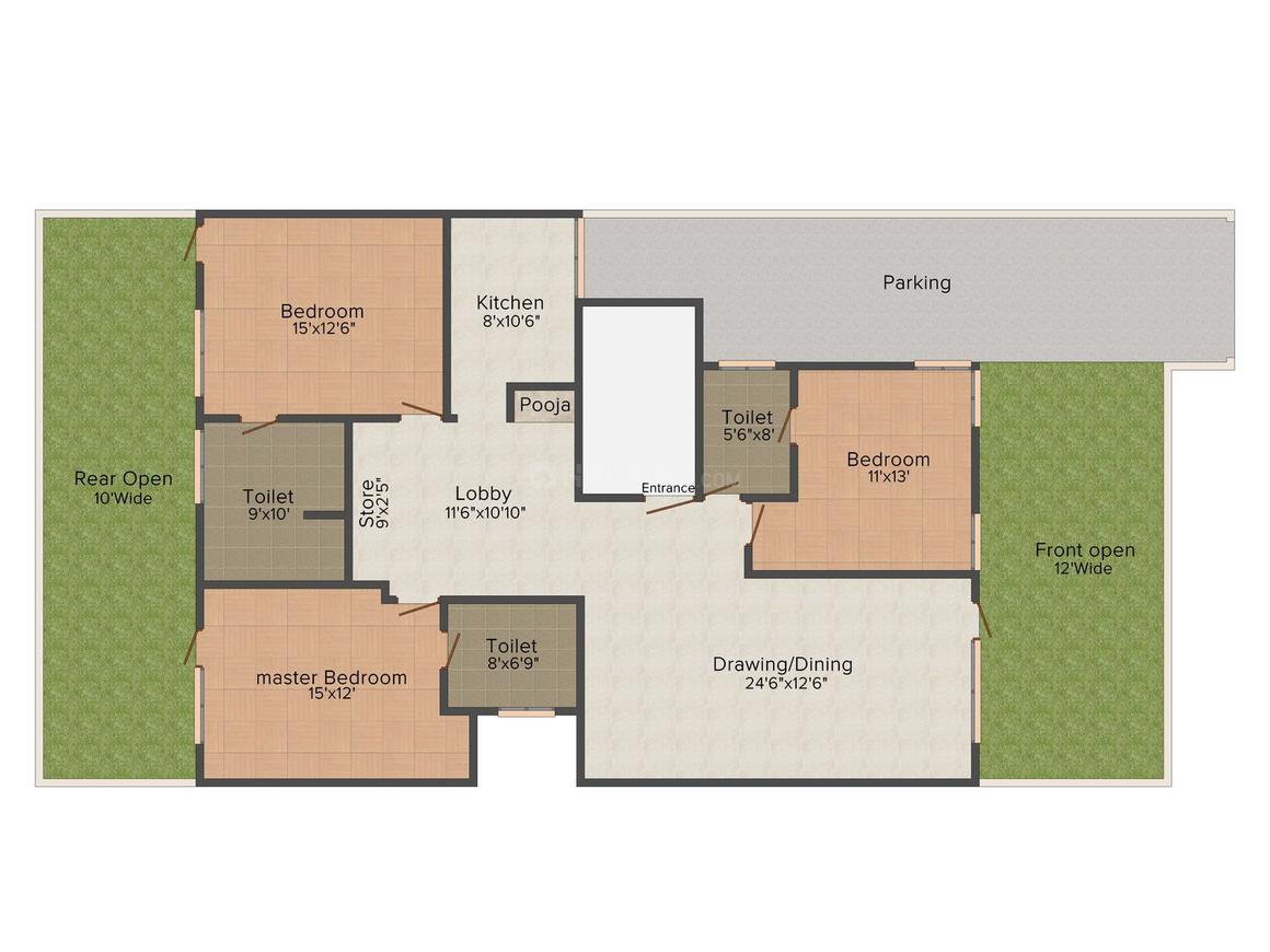 3 BHK Independent Floor