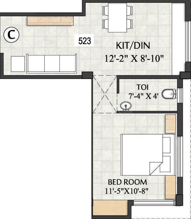 1 BHK Apartment