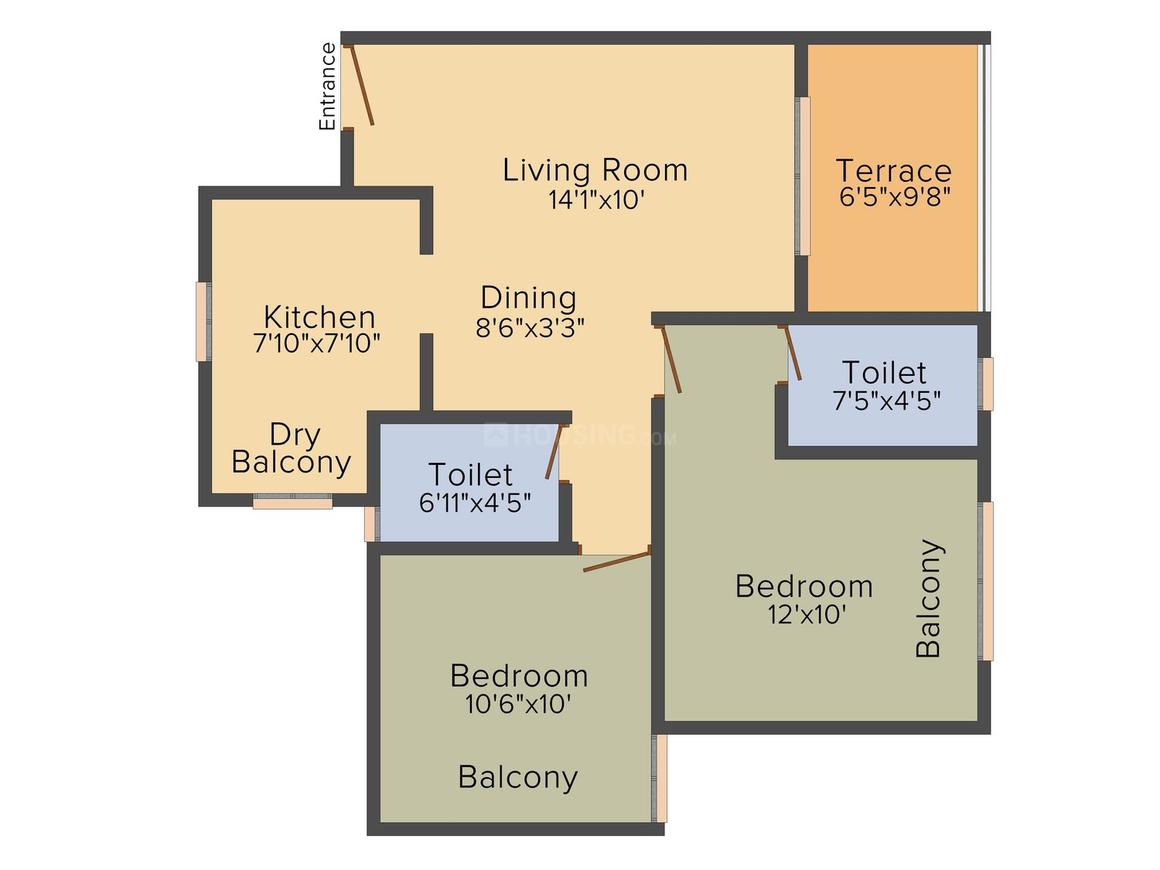 2 BHK Apartment