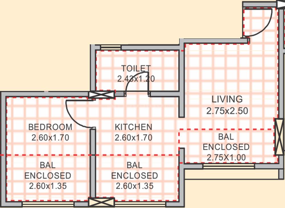 1 BHK Apartment