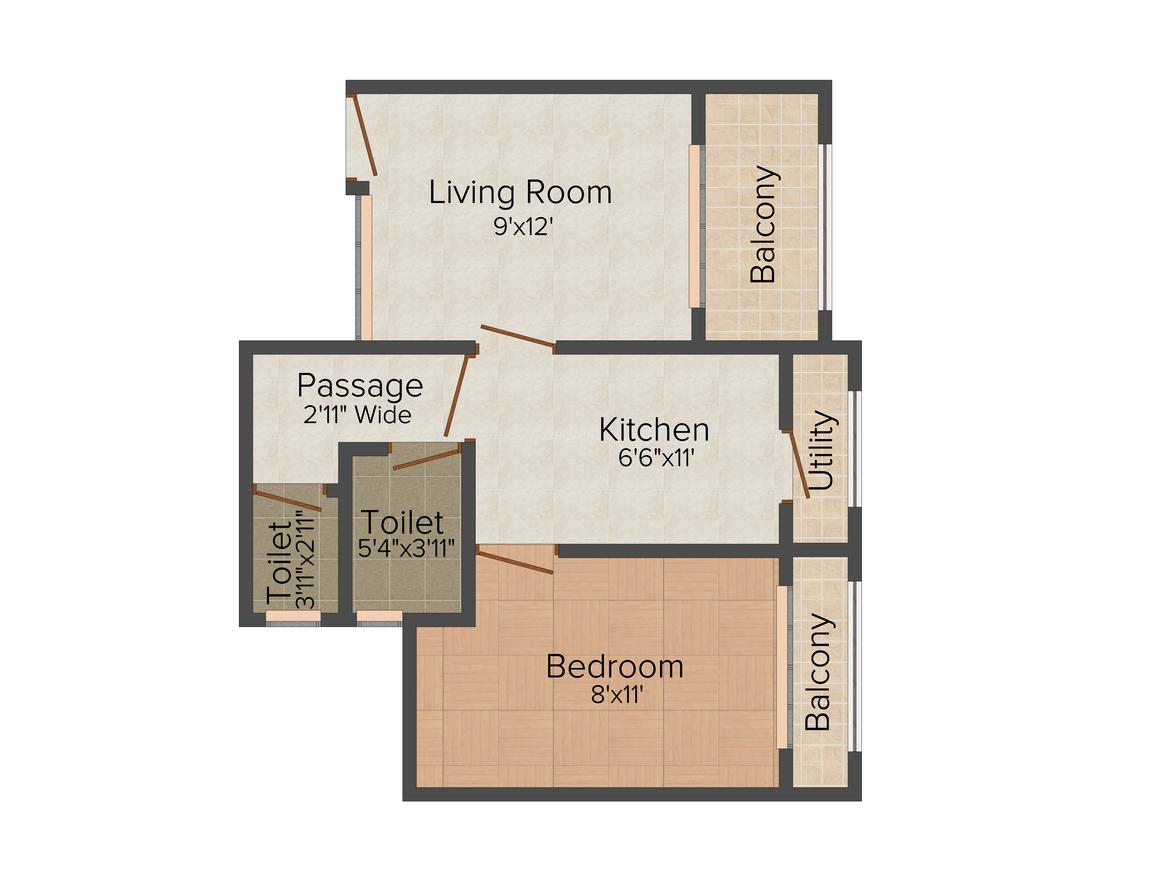 1 BHK Apartment