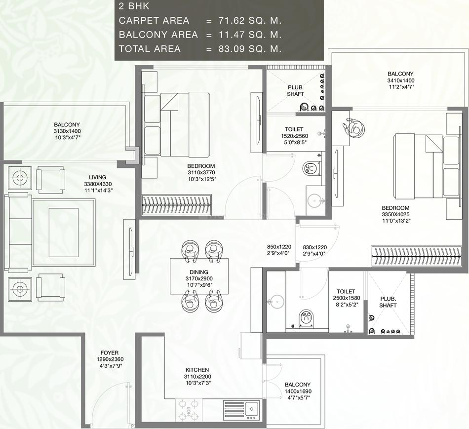 2 BHK Apartment