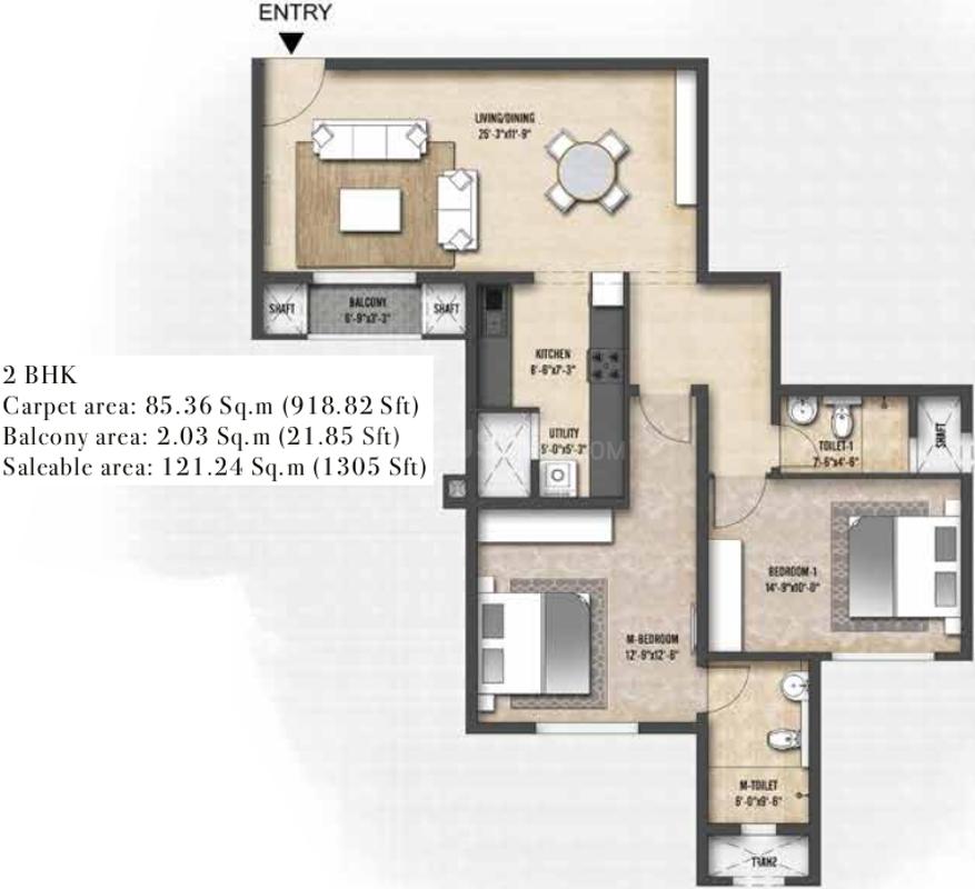 2 BHK Apartment