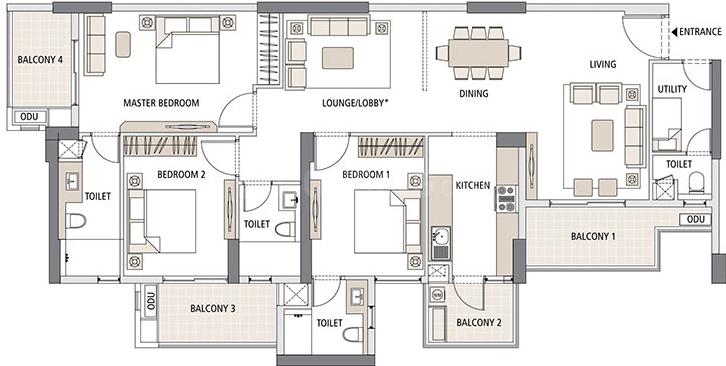 3 BHK Apartment