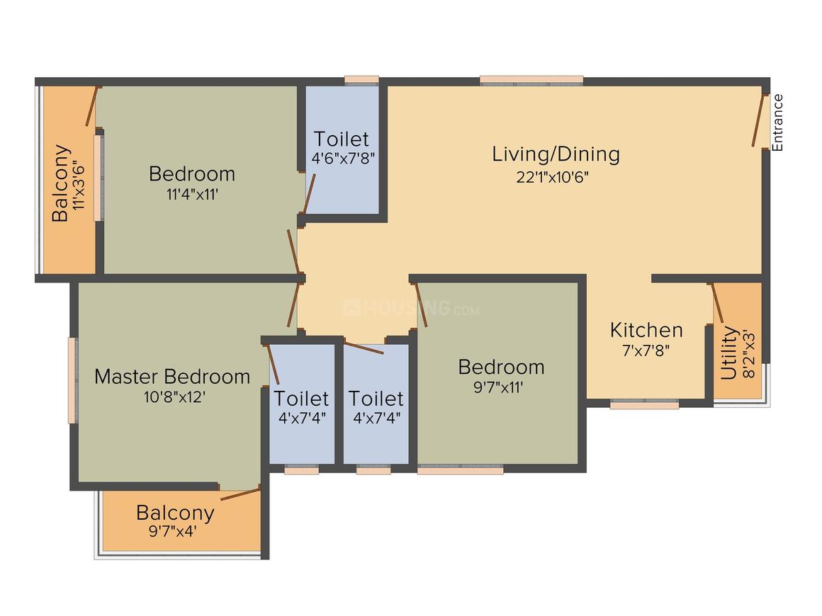 3 BHK Apartment