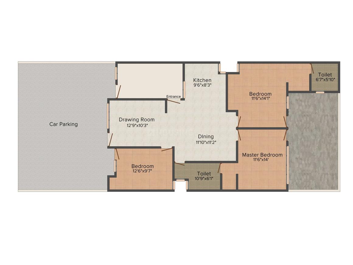 3 BHK Independent Floor
