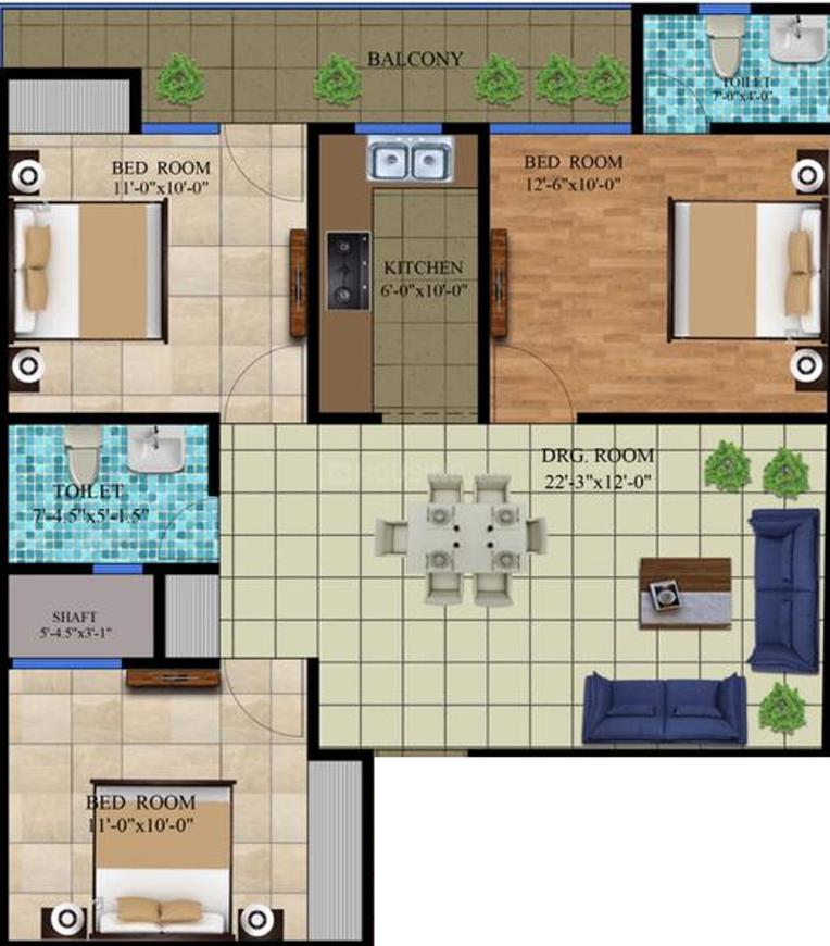 3 BHK Apartment