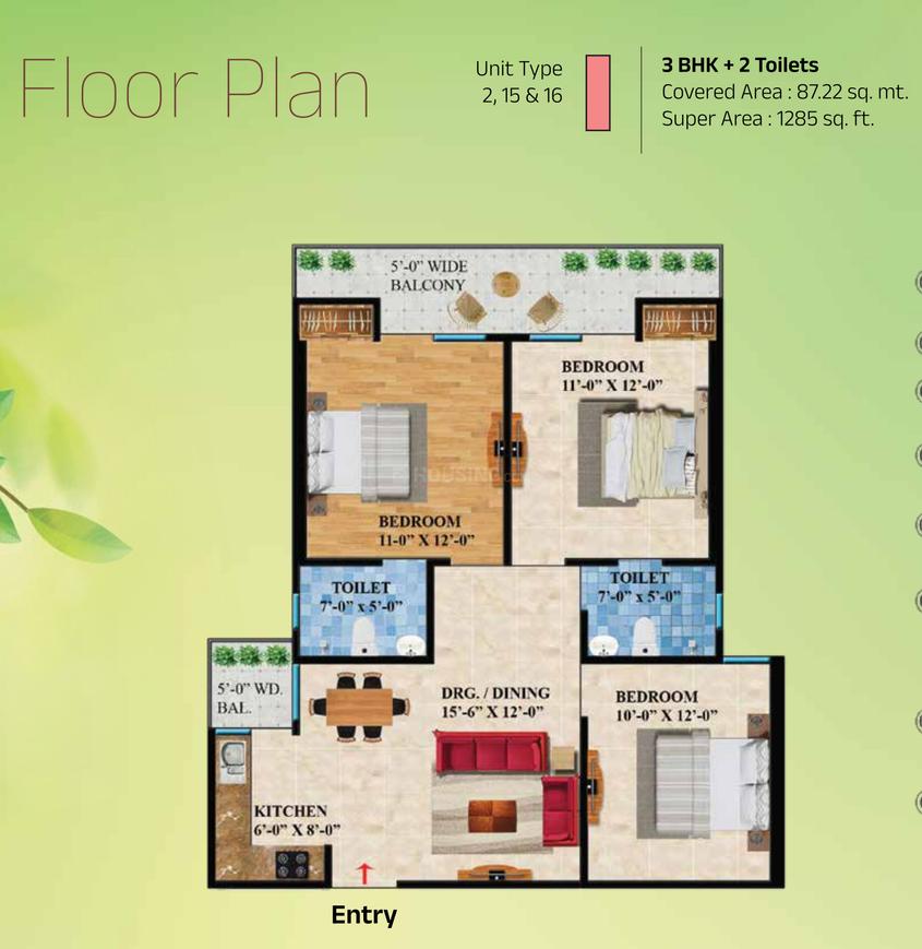 Shriram North View Apartment - Image 20