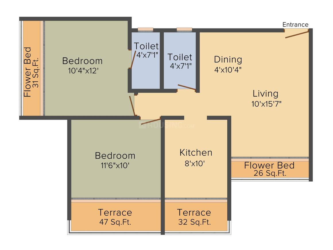 2 BHK Apartment