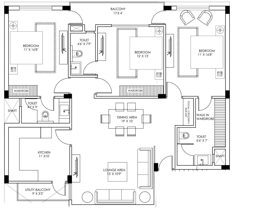 Gem Neelam Apartment - Image 13