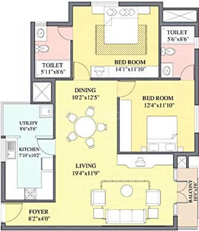 Prestige Kensington Gardens in Jalahalli, North Bangalore Price