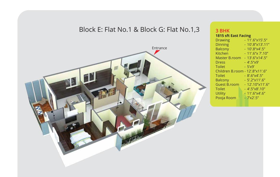 3 BHK Apartment
