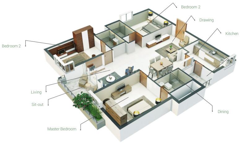 3 BHK Apartment