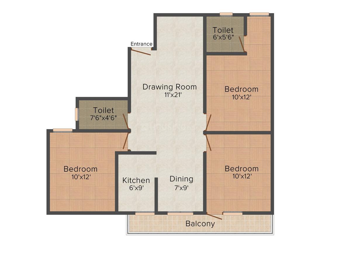3 BHK Independent Floor