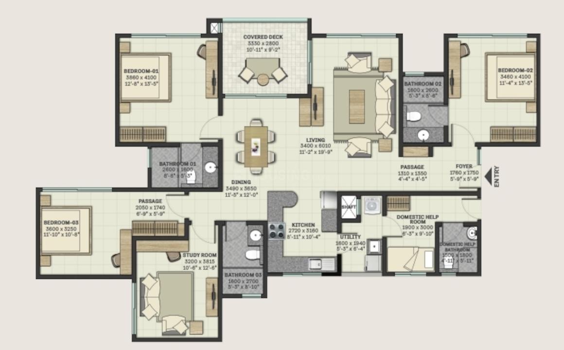 Sobha Windsor Phase 1 Wing 1 And 2 - Image 16