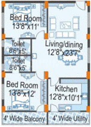 2 BHK Apartment